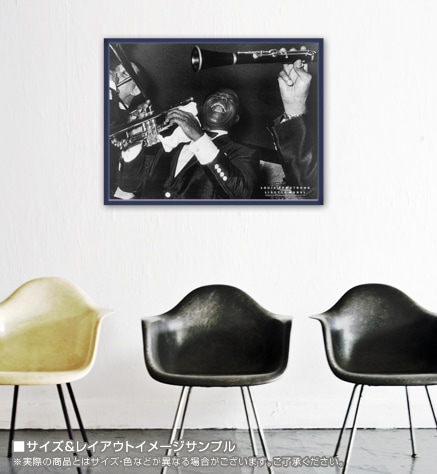 ルイ・アームストロング　Lisette Model（リゼット モデル）ポスター ルイ・アームストロングLisette Model（リゼット モデル）ポスター