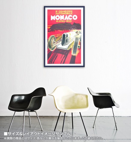 モナコグランプリ 1930年（ロバート ファルクッチ） ポスター販売の