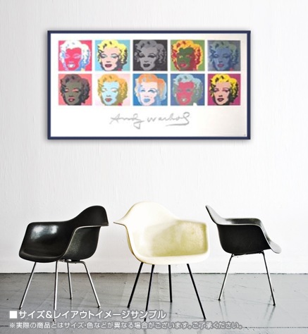 10 Marilyns on White/ウォーホル/ポスター 10 Marilyns on White/ウォーホル/ポスター