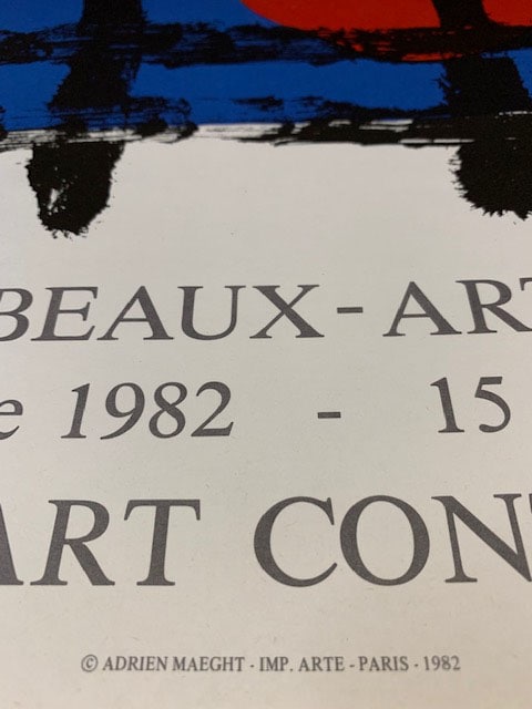 G14※【ポスター】4枚ジョアン・ミロGalerie Maeght『スペインの