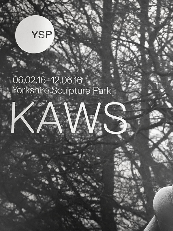 カウズ ポスター KAWS YSP EXHIBITION POSTER www.expressinter.com