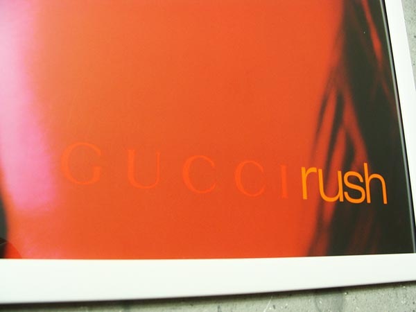 限定額装品GUCCI/グッチ非売品作品/rush 限定額装品GUCCI/グッチ非売品作品/rush