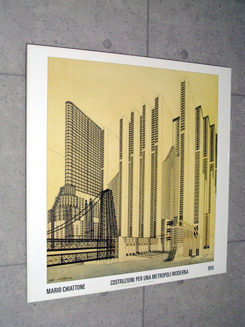 額装品/Metropoli Moderna 1914年/マリオ キアットーネ | ヤマダウェブコム