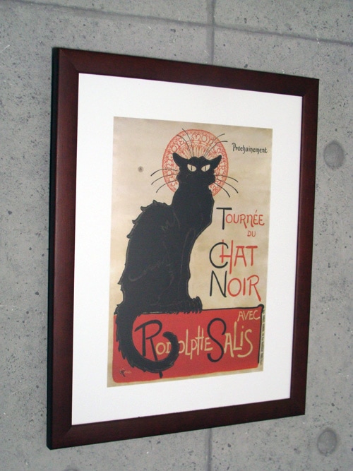 額装品/シャ・ノワール（テオフィル アレクサンドル スタンラン） Amazon.co.jp: ポスター テオフィル アレクサンドル スタンラン シャ