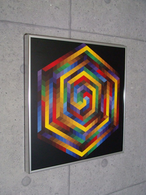 ヴィクトル ヴァザルリ(Victor VASARELY)[コンポジションA」シルク