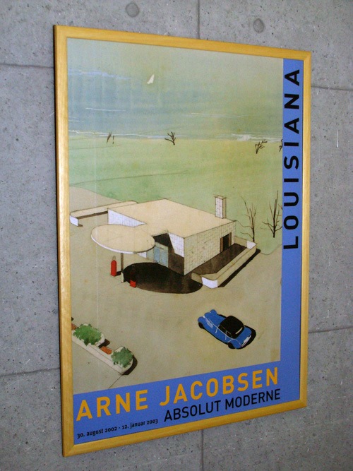 Watercolor of the Texaco Service Station 2003年（アルネ ヤコブセン