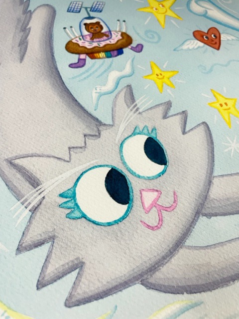 ロドニーAグリーンブラット　サンダーバニー　絵画 ジクレー版画 ロドニー・A・グリーンブラット サンダーバニー 未