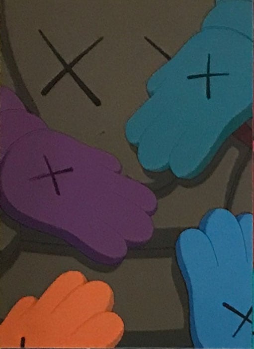 限定マット額装品/カウズ WHAT PARTY【URGE01】