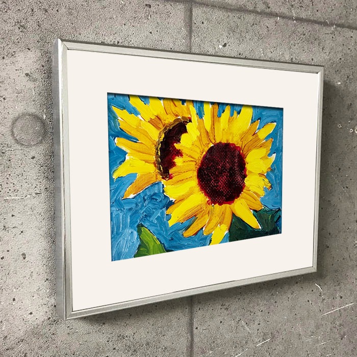 額装品/Sunflowers for Hope（デビット ホックニー）