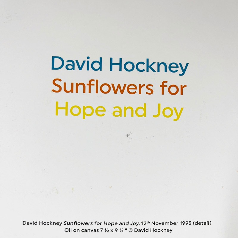 額装品/Sunflowers for Hope（デビット ホックニー）