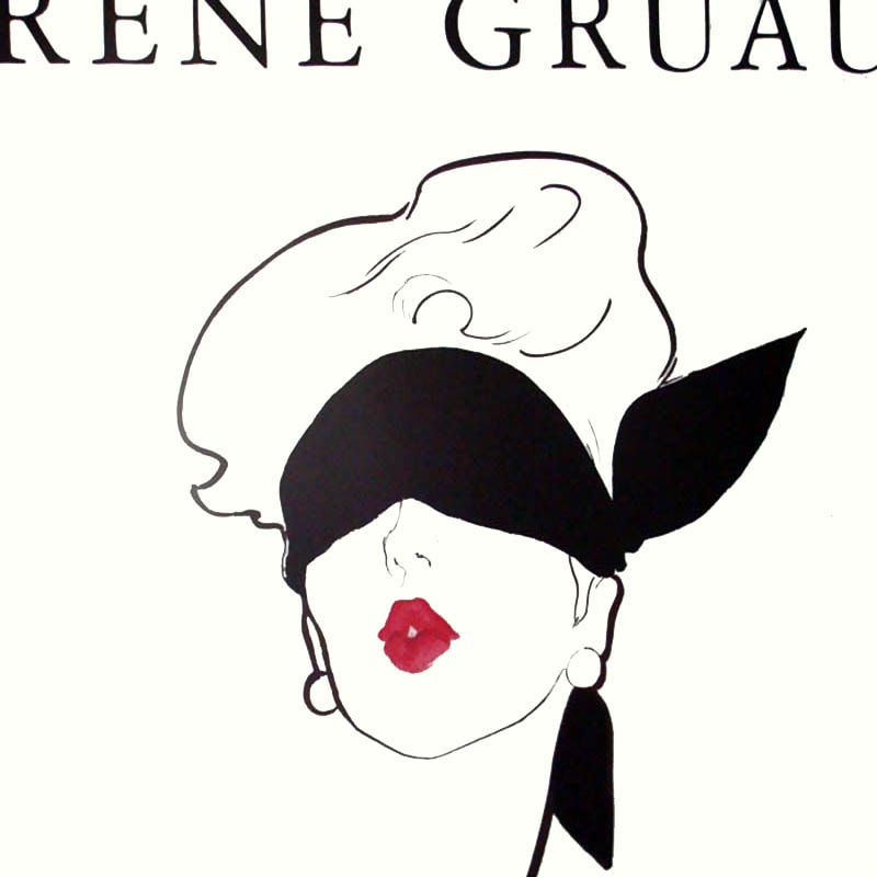 Le Rouge Baiser、Paris 1948/ルネ グリュオ/ポスター