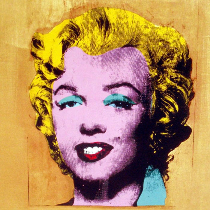 Gold Marilyn Monroe（アンディ ウォーホル） ポスター販売のアズ