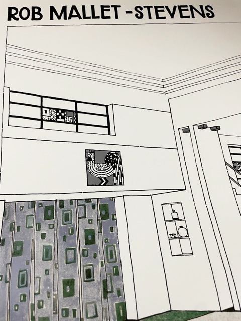 額装済/Hall d　Ambassade 1924/マレット Hall d Ambassade 1924（マレット） ポスター販売のアズポスター