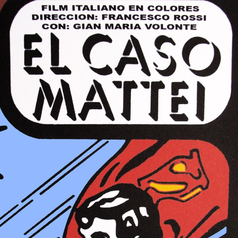 El caso Mattei/フランチェスコ/ポスター El caso Mattei - Francesco Rossi (フランチェスコ ロージ