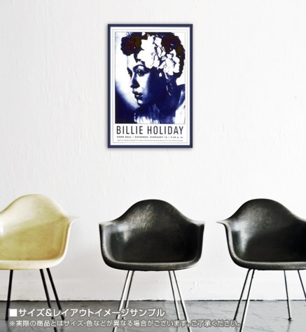 額装品/タウン ホール ニューヨーク1946/ビリーホリデー/アートポスター ビリーホリデー -タウン ホール ニューヨーク、1946 -(ビリー