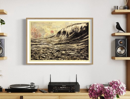 Dark Wave/Shepard Fairey 手書きサイン入り（オベイ）