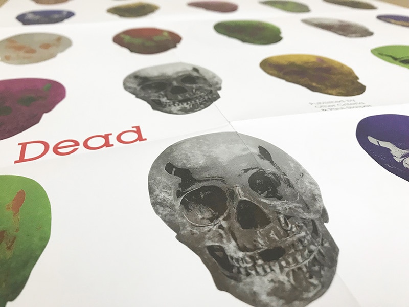 額装品/The Dead Folded/ダミアン ハースト/ポスター