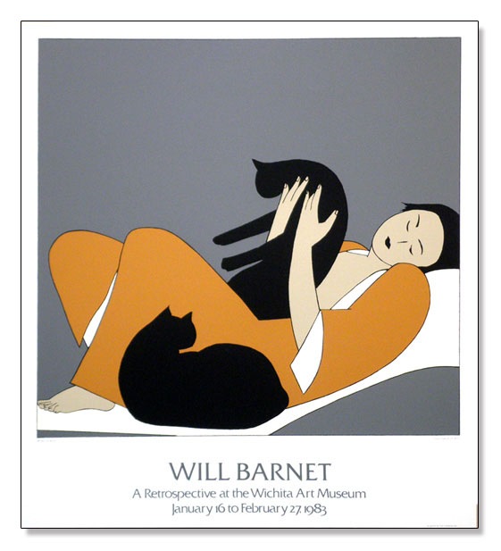 額装品/CAT 1983/ウィル バーネット/ポスター 額装品/CAT 1983/ウィル バーネット/ポスター
