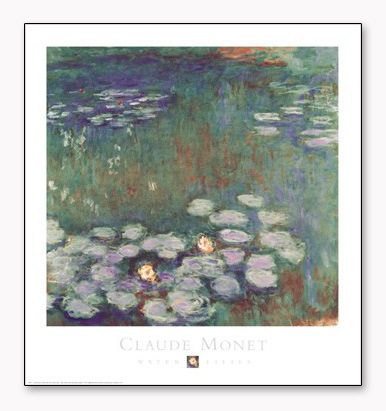 クロード・モネ 睡蓮 アートポスター 額装 Water Lilies（クロード