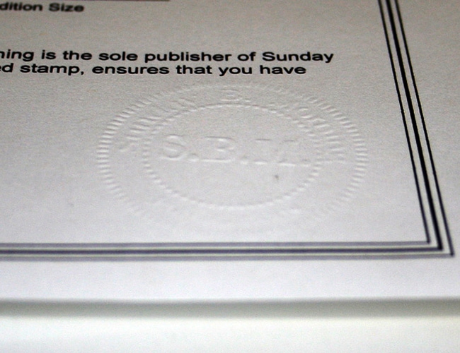 Sunday B Morning フラワーズ オープン・エディション 証明書付