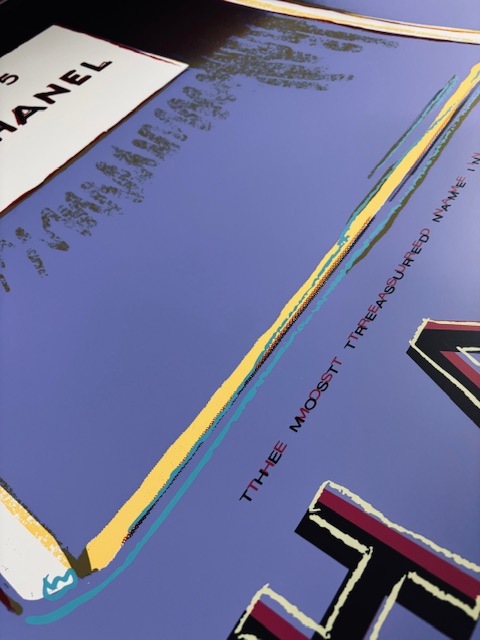 額装品証明書付/シャネル/サンデー B モーニング/ウォーホル/ CHANEL Sunday B Morning Chanel 限定2000枚 証明書付（アンディ