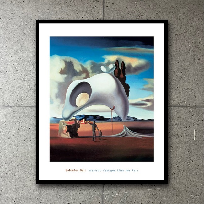 額装品/Atavistic Vestiges/ダリ/ポスター Atavistic Vestiges After the Rain 1934（サルバドール ダリ
