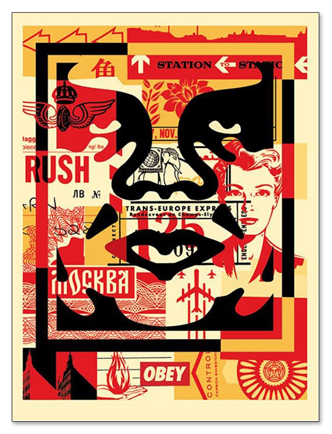 OBEY オベイ Shadowplay シルクスクリーン ポスター（Obey