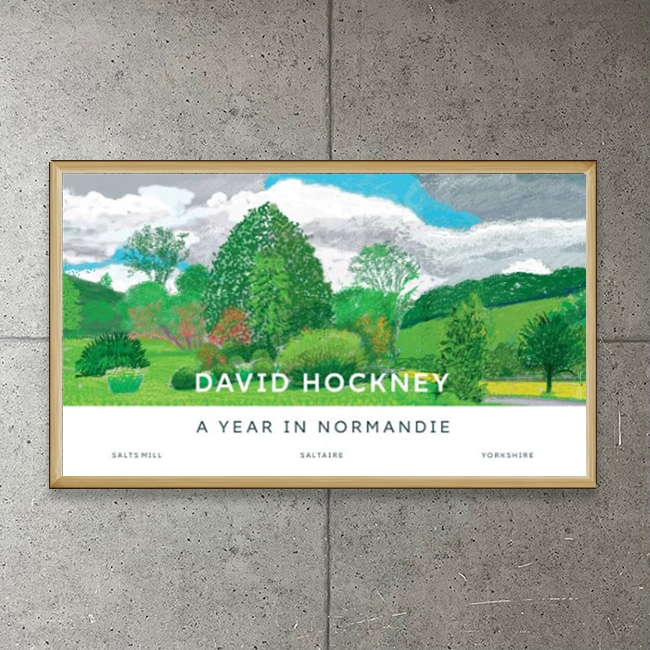 額装品/A Year in Normandie デビットホックニー 額装品/A Year in