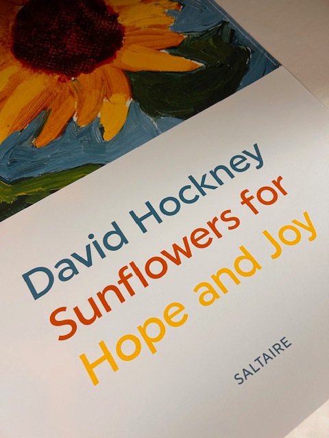 特別額装品/Sunflowers for Hope and Joy（デビット ホックニー 