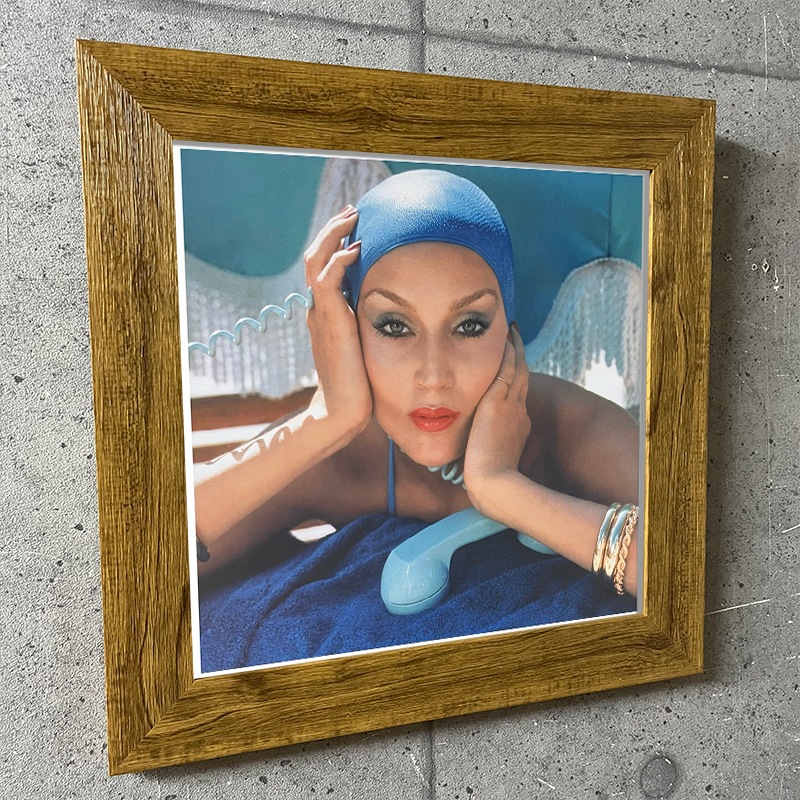 額装品/ヴォーグ Jerry Hall 1975年/ウッドフラットフレーム/03