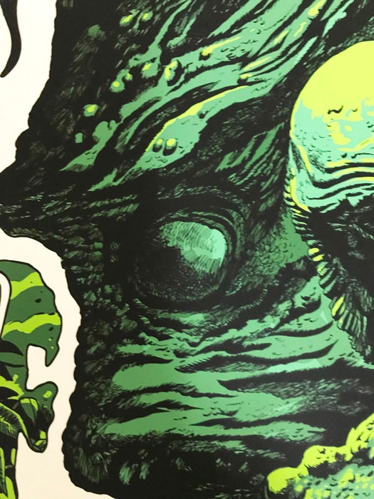 Mondo 半魚人の逆襲　限定275枚/フランカビラ/ポスター Mondo 半魚人の逆襲 限定275枚 手書きナンバリング入り/ポスター