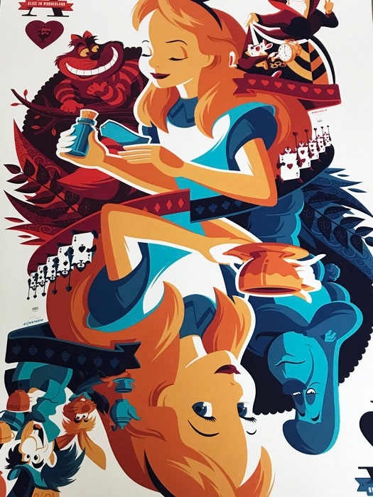 Mondo 不思議の国のアリス 限定250枚 手書きナンバリング/サイン入り