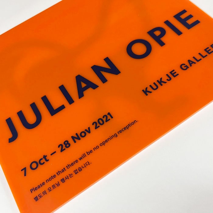 Kukje Rooster Card/ジュリアン・オピー/インテリア/アート Julian Opie【Kukje Rooster Card】（ジュリアン・オピー
