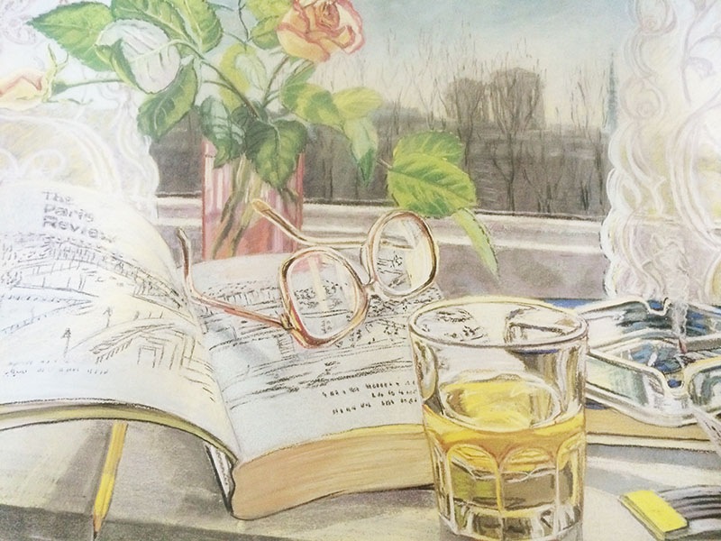 The paris review 1985（ジャネット フィッシュ） ポスター販売のアズ 