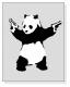 Panda with Guns（バンクシー）