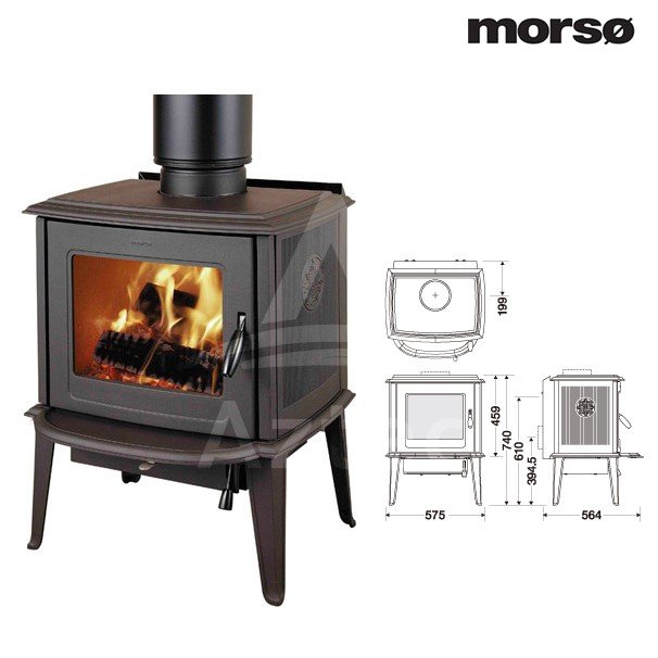 morso｜モルソー classic 薪ストーブ モルソー 7110CB 暖房能力