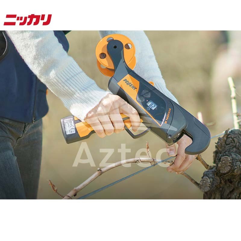 ニッカリ｜バッテリー式 誘引結束機 FIXION2 バッテリー内蔵 本体重量
