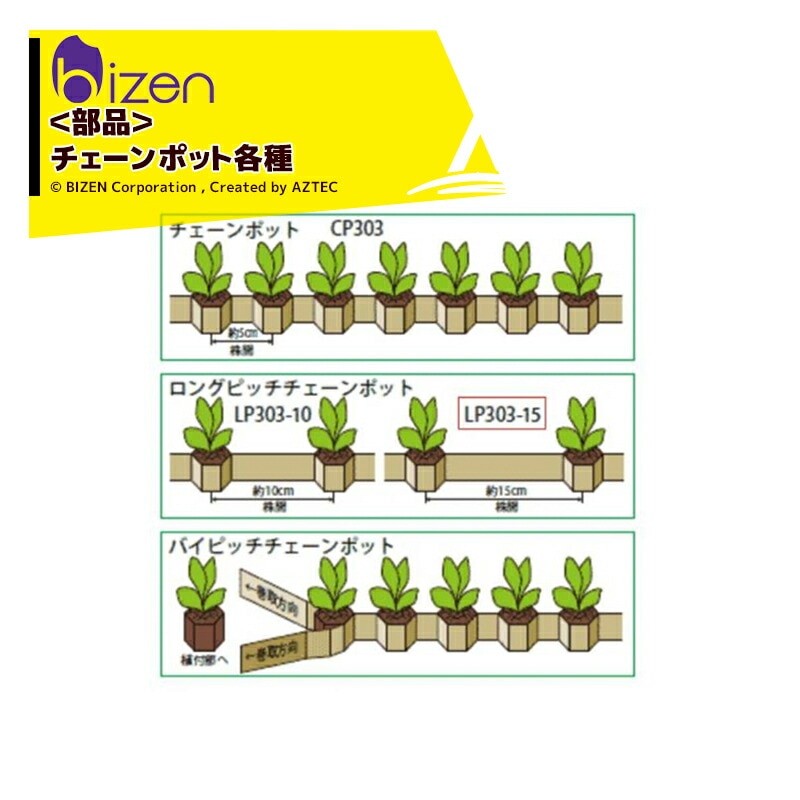 美善｜チェーンポット CP253 白ネギ用 150冊 ニッテン 日本甜菜製糖