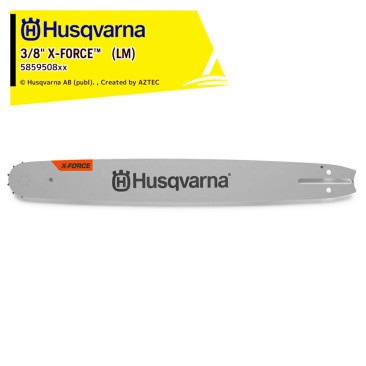 Husqvarna�åϥ����С��� �����ɥС� X-Force�С� �顼���ޥ����LM 50cm 20����� RT(LM) �ԥå� 3/8 585950872
