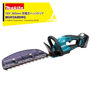 �ޥ����ý��ż��إå��ȥ�� 18V 6.0Ah MUH368DRG ��ʪĹ360mm �������Ƿ�18mm �г��Ҥ߿ϻ���