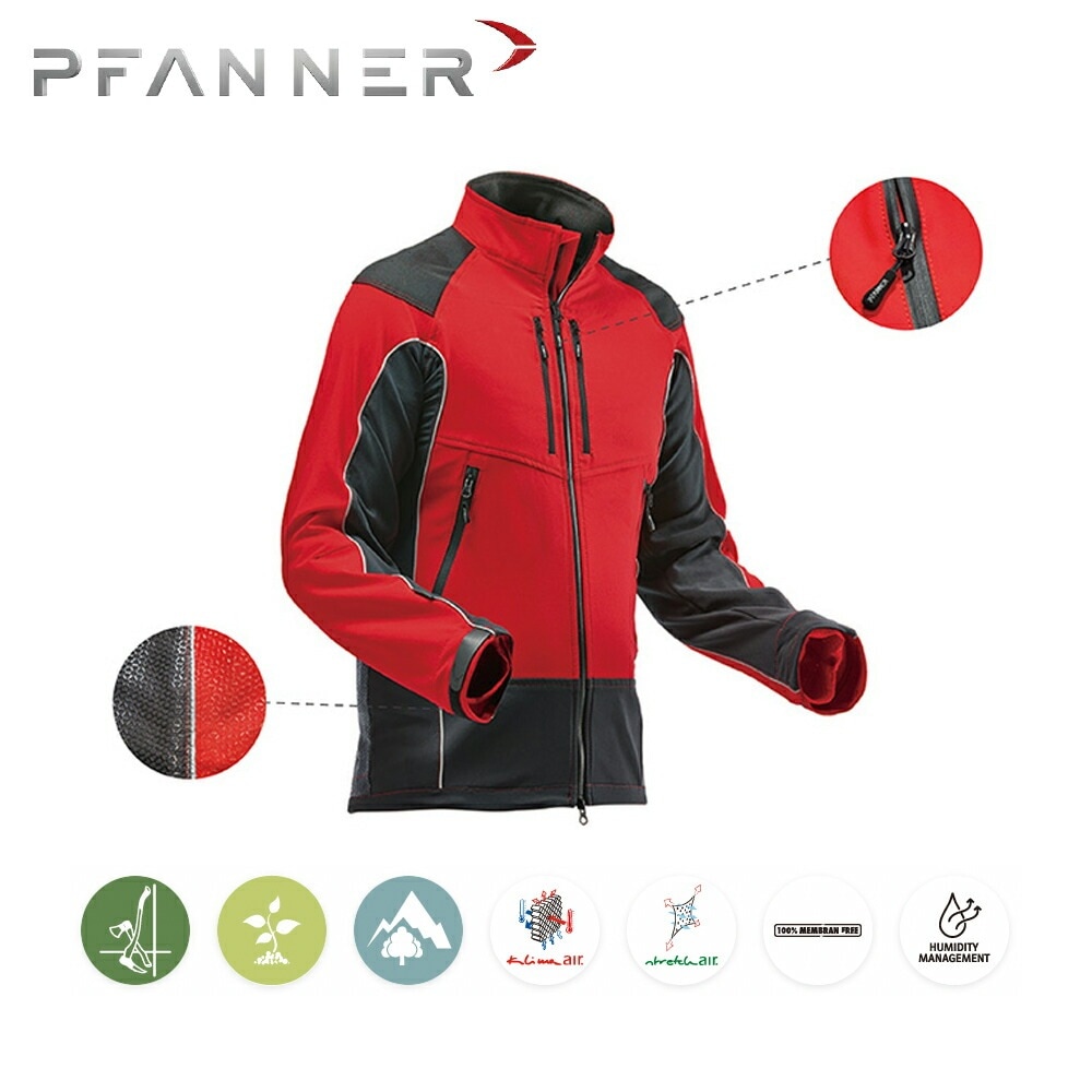 pfanner　(ファナー)　林業用ジャケット PFANNER ファナー チェーンソープロテクションジャケット 防護服