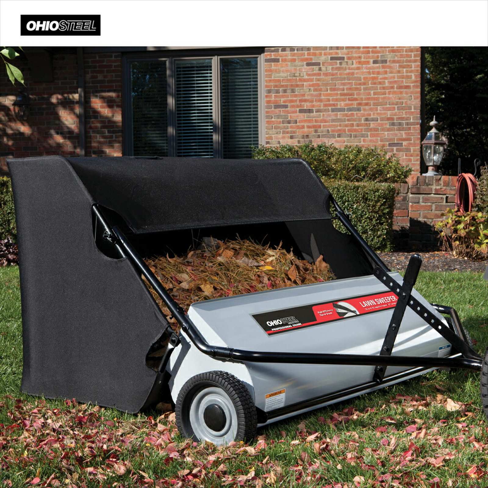 OHIOSTEEL｜乗用モア専用アタッチメント 牽引式スイーパー 50SWP26A