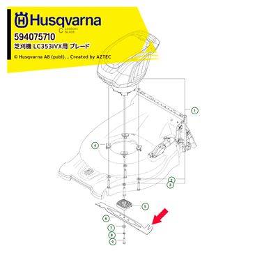 �ϥ����С��� Husqvarna ���� �ؿ� �Ǵ��� LC353iV/iVX�� �֥졼��ñ�� ������ 594075710