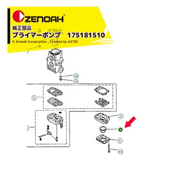 ���Υ� ZENOAH ���� �������ʥץ饤�ޡ��ݥ�� �ץ饤�ޥ� ��ʧ���𴢵� �����󥽡� �إå��ȥ�� �֥��� 175181510 P�˥�