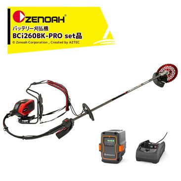 ���Υ� ZENOAH ����������Хåƥ꡼��ʧ�� BCi260BK-PRO��970860401�ץХåƥ꡼�� �롼�ץϥ�ɥ� + �Хåƥ�40-B140X + ���Ŵ�40-C80���å���