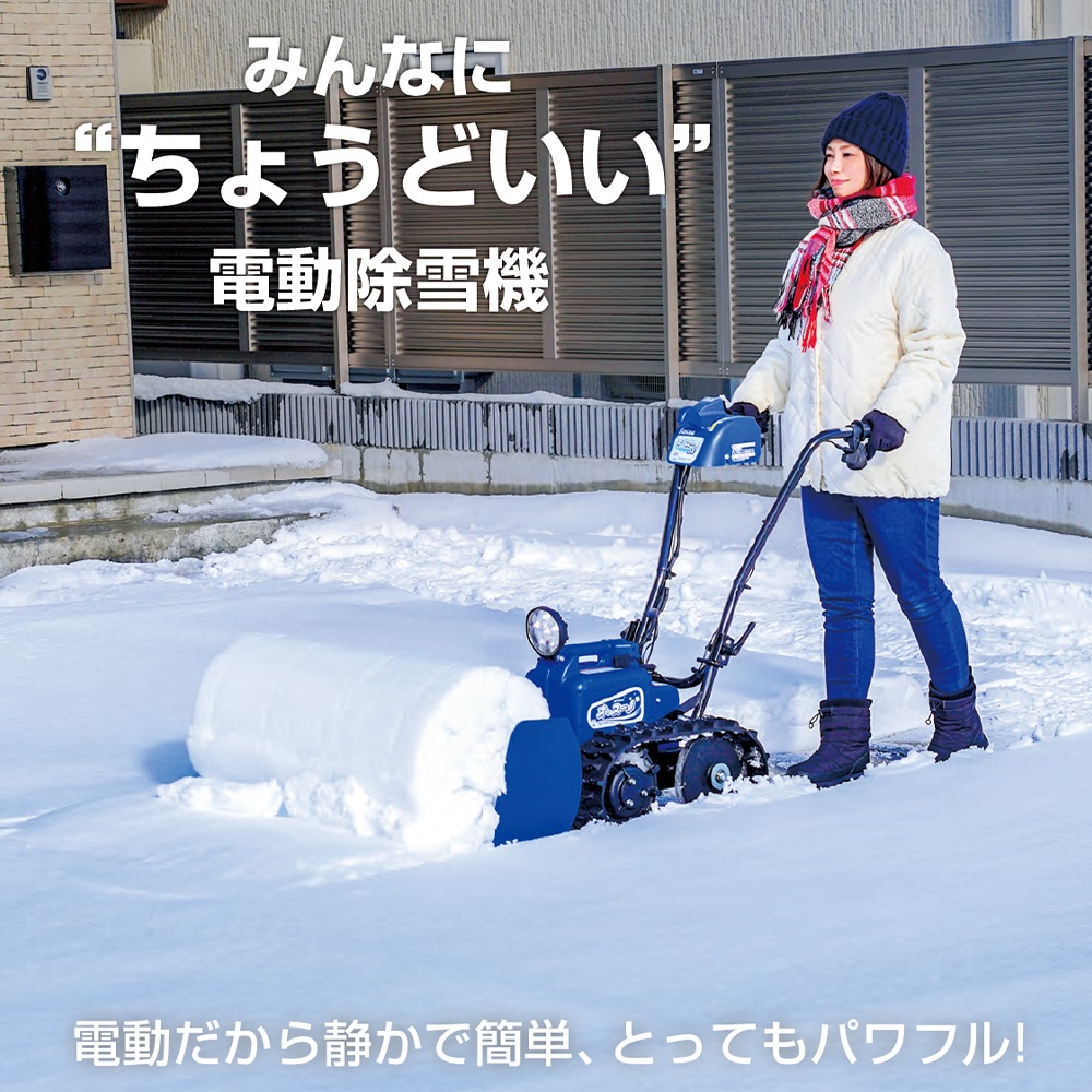 ササキ 充電式 電動ラッセル除雪機 オ・スーノ ER-802DX デラックス高