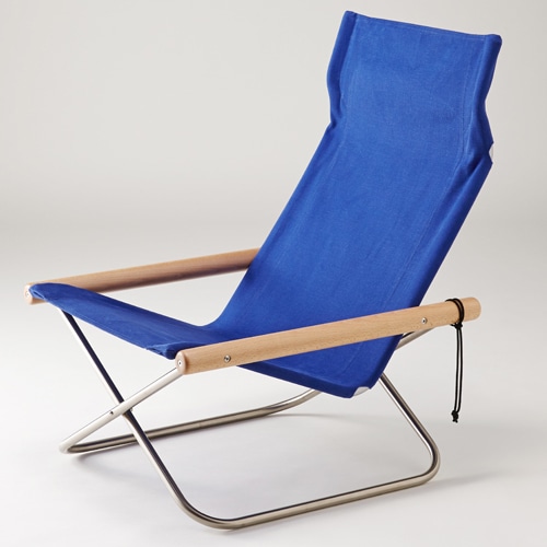 ニーチェア ブルー Nychair 折りたたみ ニーチェアエックス 在庫あり】NY-101 ニーチェアエックス ブルー ナチュラル