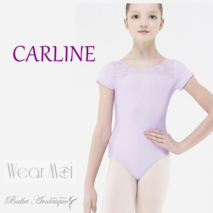 【Wear Moi ウェアモア】CARLINE キャルリンヌ 【子供バレエレオタード】半そで キャプスリーブ