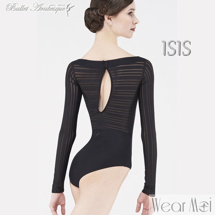 ウェアモア　レオタード　海外輸入　ブラック バレエショップ アラベスク【Wear Moi ウェアモア】 ISIS イシス