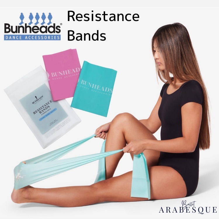 【Bunheads バンヘッド】 Resistance Bands バンヘッズ バレエ レジスタンスバンド エクササイズバンド 2枚入